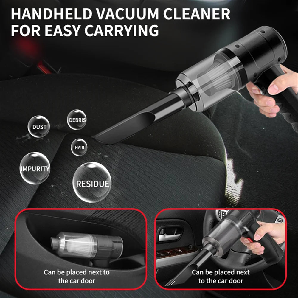 Portable Small Vacuum Cleaner for Multi Purpose Vehicles Small Household Pump Handheld Car Vacuum Cleaner
